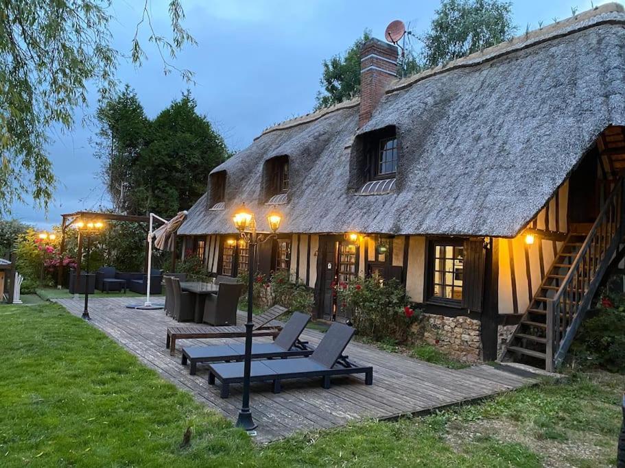 Chaumiere Familiale Weekend & Vacances Paisible Saint-Philbert-sur-Risle Extérieur photo